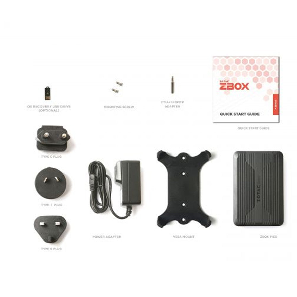 ZBOX PICO PI430AJ WITH AIRJET (BAREBONE) (Pre-order basis)