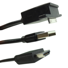 On-Lap proprietary HDMI-A&USB-A to dock port cable - Beyond Geek