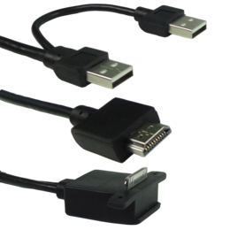 On-Lap proprietary HDMI-A&USB-A to dock port cable - Beyond Geek