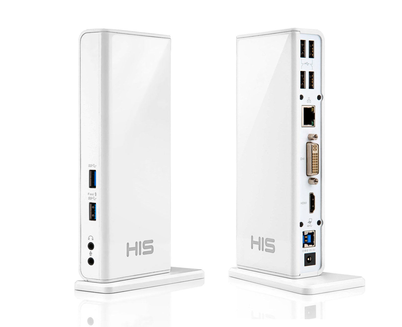 HIS Multi-View x2 USB Docking Station