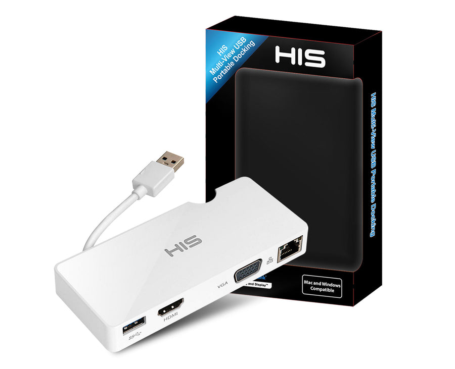HIS Multi-View USB Portable Docking Station